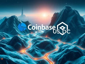 Coinbase Q1 2025 revenue growth from USDC partnership