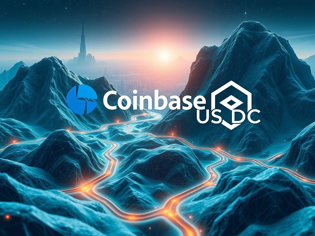 Coinbase Q1 2025 revenue growth from USDC partnership