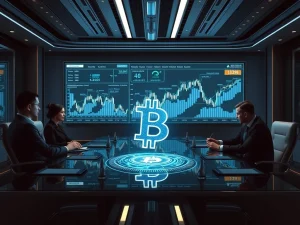 Corporate executives analyzing Bitcoin adoption for long-term financial growth