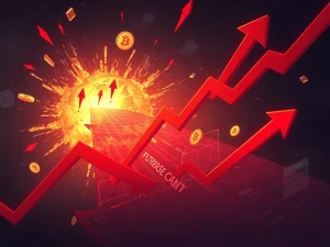Crypto futures liquidations causing market volatility and trading risks