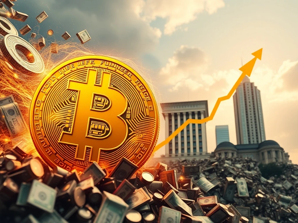 Visualizing the remarkable surge in crypto inflows, with institutional capital outperforming traditional private equity investments.