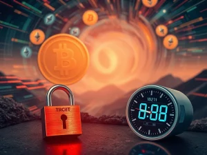 An alarming visual representing the rapid increase in crypto theft and money laundering, highlighting the urgent need for enhanced blockchain security.