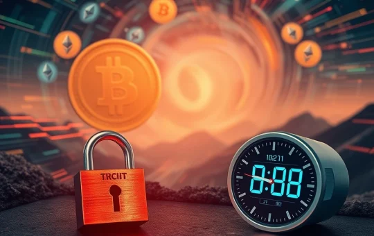 An alarming visual representing the rapid increase in crypto theft and money laundering, highlighting the urgent need for enhanced blockchain security.
