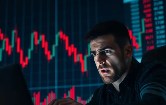 Cryptocurrency crash showing C's dramatic price drop amid market volatility