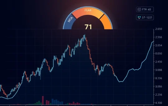 Cryptocurrency Fear and Greed Index shows investor caution at 71