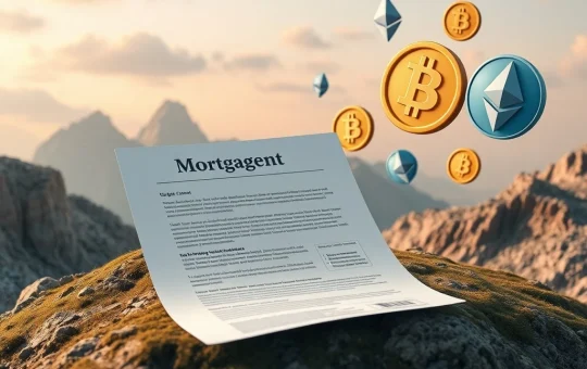 Cryptocurrency integration into mortgage and tax systems with digital assets and regulatory framework