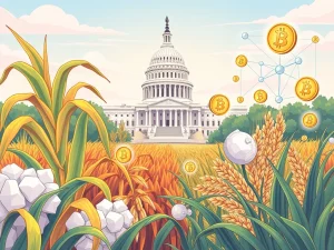 A visual representation of Davis Commodities exploring stablecoin licensing and tokenized commodities under the GENIUS Act.
