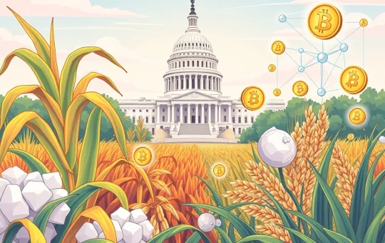 A visual representation of Davis Commodities exploring stablecoin licensing and tokenized commodities under the GENIUS Act.