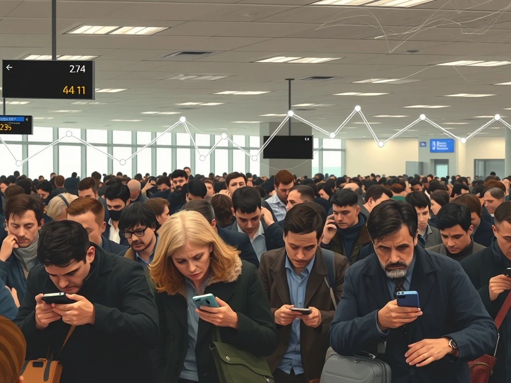 Travelers experiencing overcrowded Delta lounge access, highlighting the challenge of maintaining premium service.