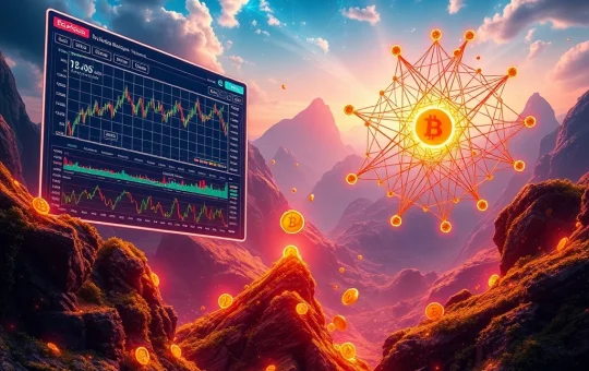 A visual representation of DexBoss Presale success and BlockDAG's blockchain scalability innovation, showing digital growth.