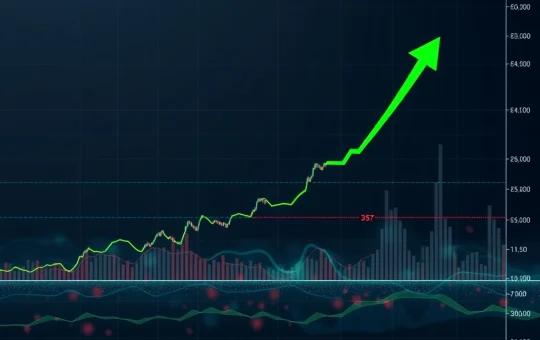 A cryptocurrency chart illustrating DF token's price breaking above a key resistance level, confirming a downtrend reversal and potential altcoin surge.