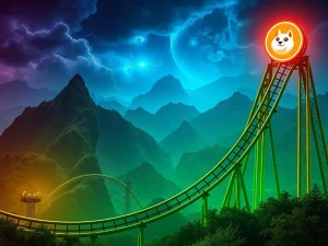 Dogecoin crash analysis showing market volatility and potential investment opportunity