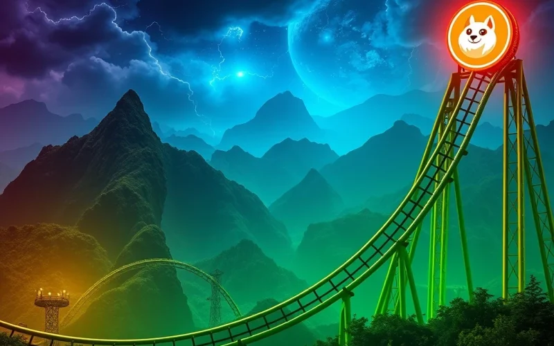 Dogecoin crash analysis showing market volatility and potential investment opportunity