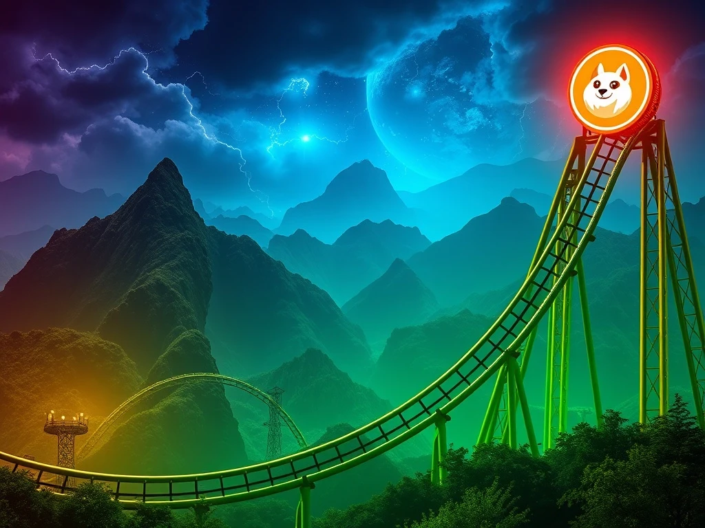 Dogecoin crash analysis showing market volatility and potential investment opportunity