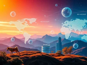 Dogecoin News: Remittix challenges meme coin dominance by offering real-world crypto utility for global payments, depicted as a shift from hype to practical use.