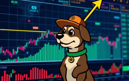 Dogwifhat WIF chart demonstrating a resilient bullish structure after retesting a key trendline, signaling potential upward momentum.