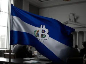A strategic overview of El Salvador's Bitcoin strategy amidst IMF conditions, highlighting its significant BTC reserves.