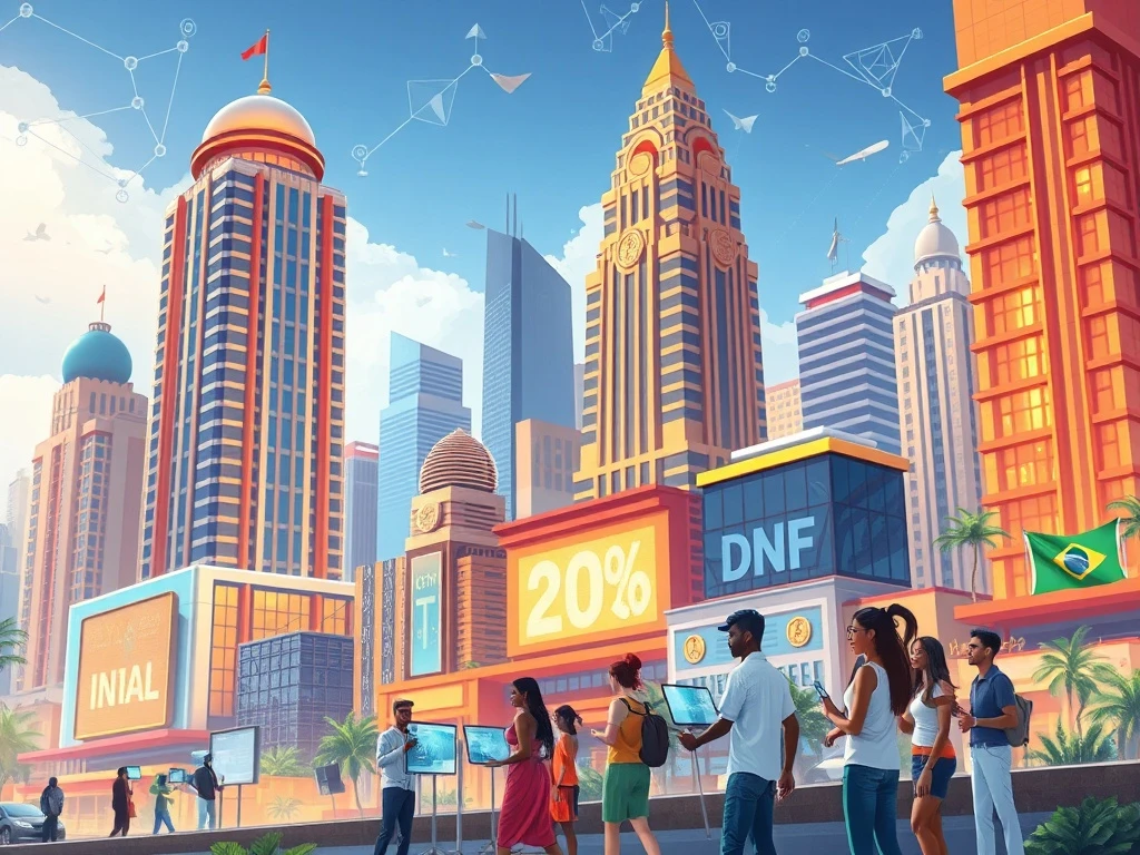 Visualizing the powerful growth of emerging markets crypto, showing digital assets reshaping economies and fostering financial inclusion.