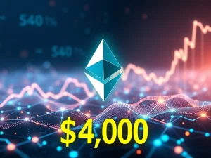 Ethereum price surging past $4,000 with bullish blockchain signals