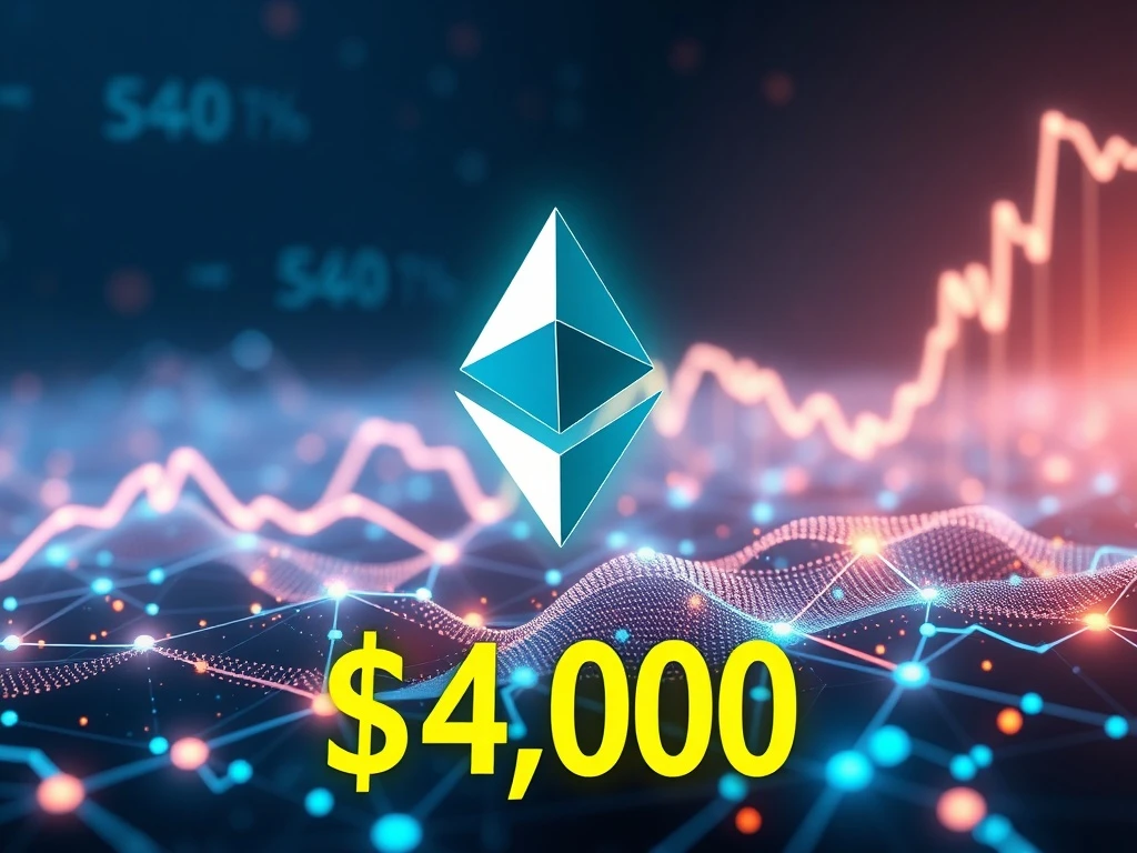 Ethereum price surging past $4,000 with bullish blockchain signals