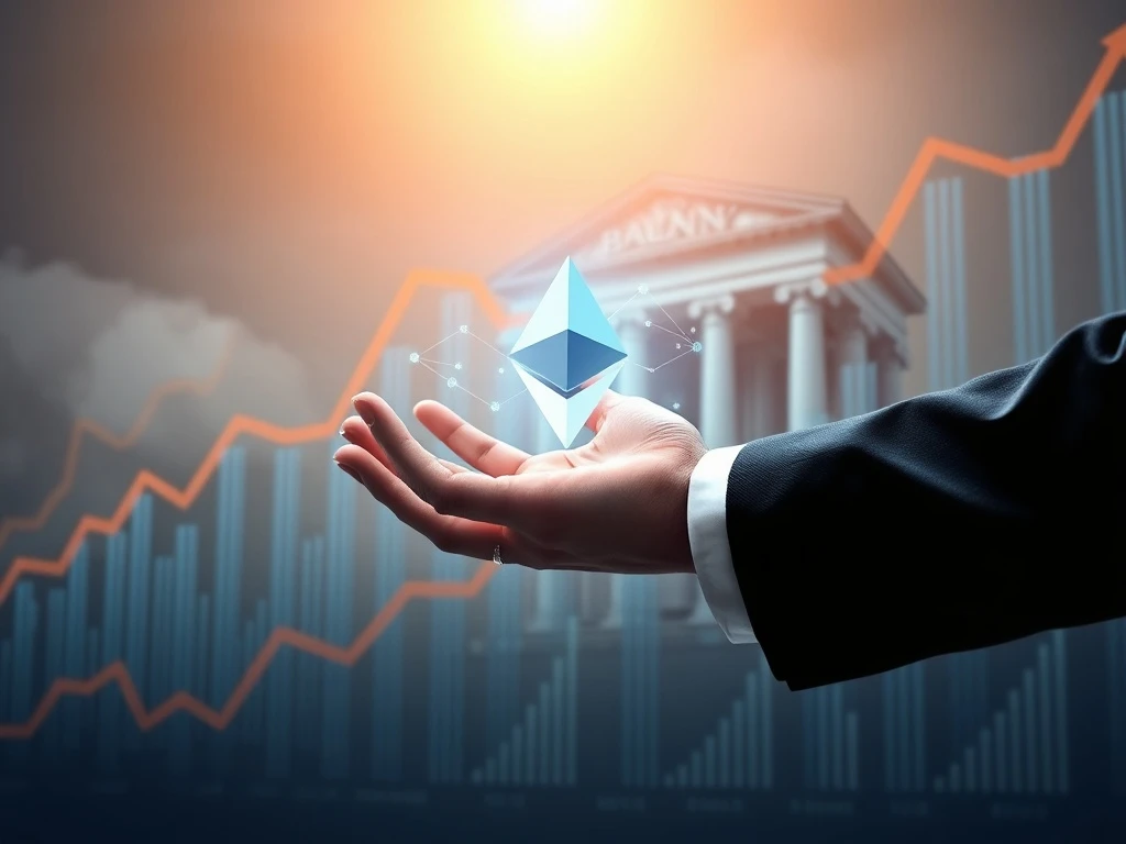A visual representation of significant Ethereum accumulation by institutional players, highlighting the massive influx of ETH into new wallets and its potential impact on future ETH price prediction.