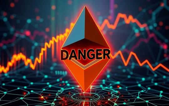 Visualizing the alarming surge in Ethereum borrowing rates on Aave impacting DeFi stability.