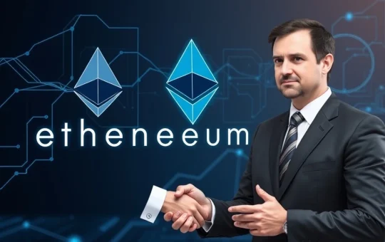 Joseph Chalom, former BlackRock executive, joins SharpLink to drive Ethereum DeFi growth, symbolizing institutional crypto adoption.