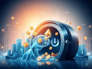 A graphic depicting corporate entities strategically accumulating Ethereum (ETH) for treasury management, driven by ETH staking yields.