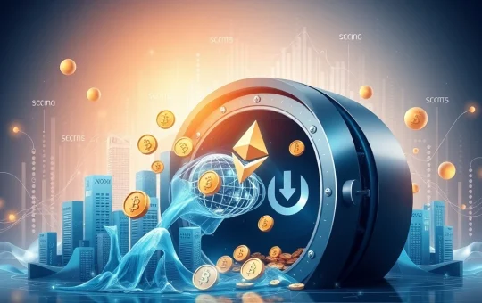 A graphic depicting corporate entities strategically accumulating Ethereum (ETH) for treasury management, driven by ETH staking yields.