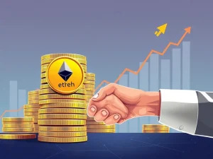 Illustrates World Liberty Financial's significant Ethereum price accumulation and strategic DeFi partnership with Vaulta, symbolizing growth in crypto investment.