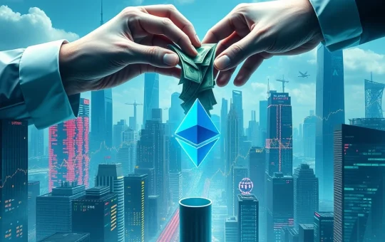 A visual representation of Ethereum demand vastly exceeding supply, with institutional investment fueling significant ETH price gains.