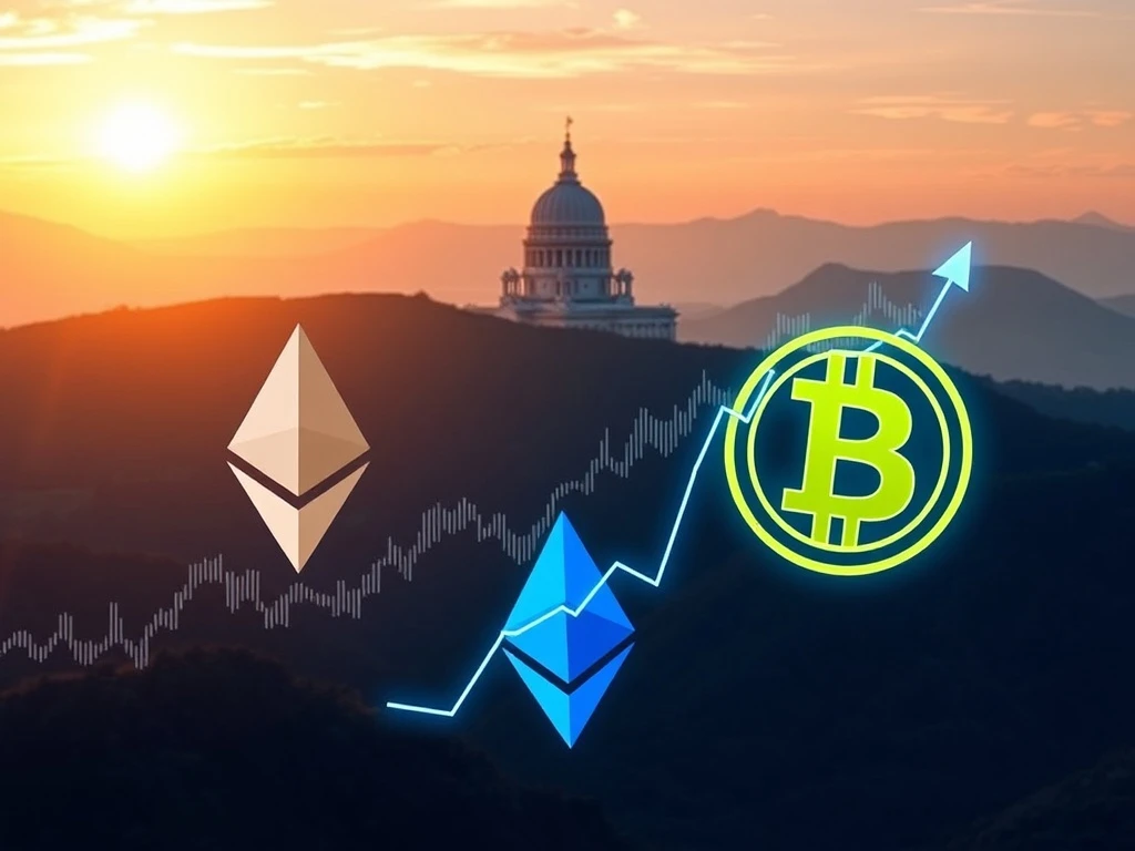 BlackRock's significant Ethereum ETF inflows symbolize a major institutional crypto market shift, with ETH outperforming BTC.