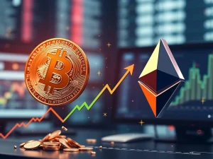Visualizing the significant shift in crypto investments as Ethereum ETFs experience massive inflows, drawing capital away from Bitcoin.