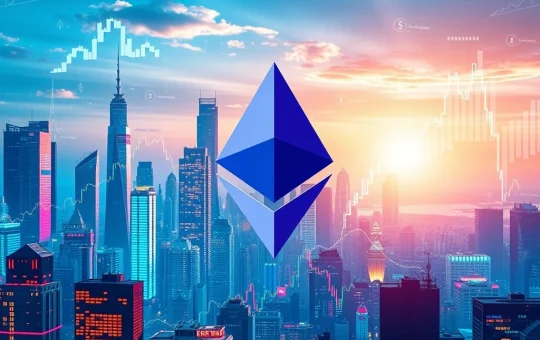 A visual representation of Ethereum ETFs growing rapidly, symbolizing increasing ETH inflows and strong institutional adoption.