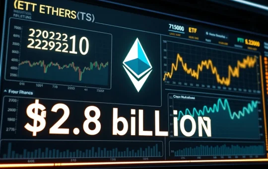 Ethereum ETFs amass $21.8B as institutional investment grows