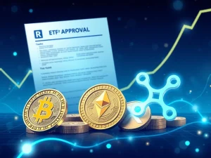 Ethereum ETFs and Bitcoin ETFs approved by SEC with XRP surging in the crypto market