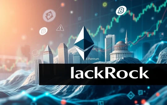 Chart showing the phenomenal rise of BlackRock's Ethereum ETF (ETHA), reflecting surging institutional demand for digital assets.
