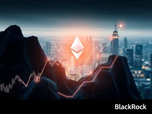 Chart showing BlackRock ETHA's astonishing $10 billion growth, symbolizing the rapid rise of the Ethereum ETF.