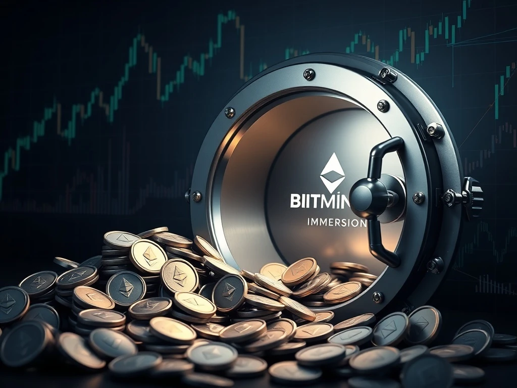 BitMine Immersion's growing Ethereum holdings reaching $2 billion, signifying a major corporate crypto investment strategy.