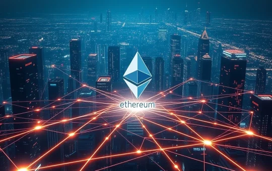 Visualizing the monumental 17-fold surge in Ethereum Layer-2 scaling and decentralization, reflecting a new era of efficient blockchain transactions.