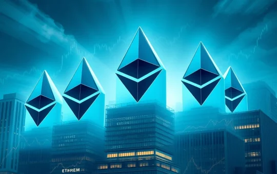 Visualizing BitMine Immersion's rapid $2 billion Ethereum holdings, symbolizing a new era of institutional ETH adoption.