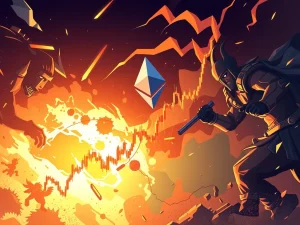 Ethereum price chart testing $4,000 resistance for potential breakout or reversal