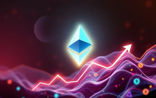 Dynamic charts showing Ethereum's ETH/BTC performance and altcoin trendline reclamation, signaling an altseason potential.