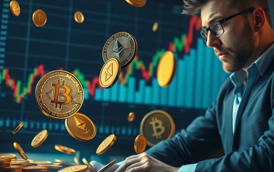 Bitcoin, Ethereum, and Dogecoin prices falling due to inflation surge