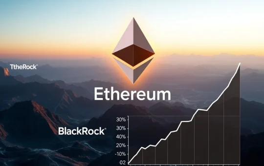 Ethereum news featuring BlackRock's staking-enabled ETHA ETF approved by SEC with 3% yield potential.