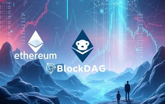 Ethereum news highlights BlockDAG presale success and Pepe, Tron market growth in 2025.