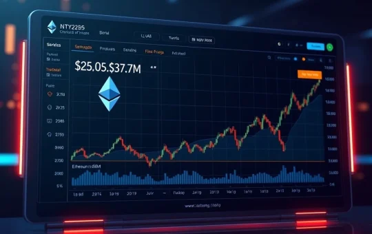 Ethereum price chart with Hyper's $5.37M long position signaling bullish outlook