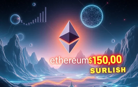 Ethereum price surge with institutional ETF inflows driving $150 billion growth