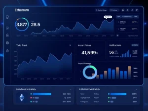 Ethereum news showcasing Intchains and FalconX's 10% ETH yield strategy for institutional investors.