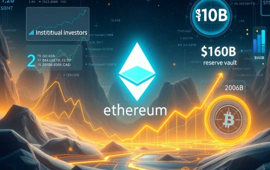 Ethereum price surge with institutional demand and $10B reserve